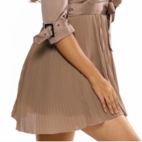 2x💝HP Brit,Style Patchwoork pleated coat dress lg - Picture 7 of 7